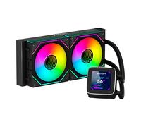 Abysm Gaming Oceanic 240 Nero ARGB Raffreddamento a liquido con schermo LCD da 2,8"