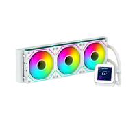 Abysm Gaming Oceanic 360 ARGB bianco raffreddamento a liquido con schermo LCD da 2,8"