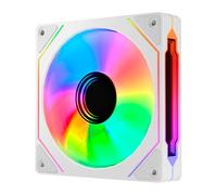 Abysm Gaming Ventilatore PC ARCLIGHT 3.0 ARGB, 120 mm, controllo PWM, bianco