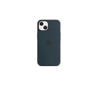 (Abyss Blue) For iPhone 13 Liquid Silicone Case Slim Fit Shockproof Protective Cover Anti-Scratch MagSafe Compatible