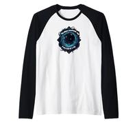 Abyss Stared Back It Was A Vibe Funny Dark Humor Quote Maglia con Maniche Raglan