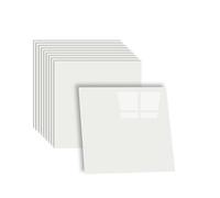 Abyssaly Pannelli Decorativi per Pareti, Piastrelle Adesive Cucina | 10 Pezzi 30x30 cm, Pannelli Effetto Marmo Bianco Candido in Pvc Impermeabile Per Pareti, Bagno, Cucina, Doccia e Soggiorno