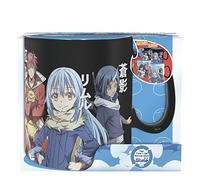 Abysse Corp That Time I got Reincarnated as a Slime - Tazza con effetto termico nero, stampata, in 100% ceramica, capacità circa 460 ml.