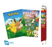 Abysse - Pokemon - Set 2 Poster Chibi 52x38 - Ambienti ABYSSE