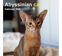 Abyssinian cat Calendar 2026: 12 Months of Dogs from Jan 2026 to Dec 2026 | Great Gift For Organizing & Planning