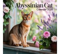 Abyssinian cat Calendar 2026: 12 Months of Wild Looks and Warm Hearts