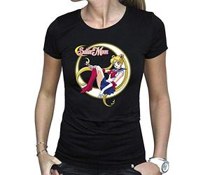 ABYstyle 135519 Sailor Moon Maglietta Sailor Moon Donna Nera, L