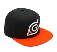 Cappello Naruto Shippuden Konoha Logo Black & Orange Cap Hat ABYstyle