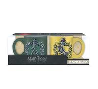 ABYstyle ABYMUG307 Harry Potter Set 2 Mini-Mugs Slytherin & Hufflepuff