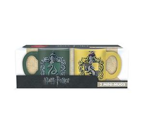 ABYstyle ABYMUG307 Harry Potter Set 2 Mini-Mugs Slytherin & Hufflepuff