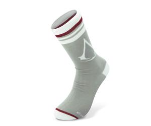 ABYstyle Assassin's Creed Crest One Size Socks - Grey & White