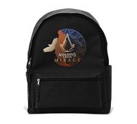 ABYSTYLE - ASSASSIN'S CREED Zaino Assassino e Aquila Mirage, Nero , 42 x 32 x 14 cm