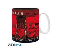 ABYSTYLE ATTACK ON TITAN - Tazza 460 ml: "All Titans" Tazza