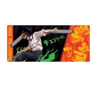 ABYSTYLE Chainsaw Man - Tappetino per mouse XXL - Prodotto Ufficiale - Dimensioni 80 x 35 cm - Superficie tessile ad alta precisione - Base antiscivolo