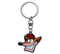 ABYSTYLE - CRASH BANDICOOT - Portachiavi Crash, arancione, H. 5,5 cm x L. 5 cm