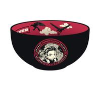 ABYstyle Demon Slayer Tanjiro - Ciotola in ceramica per zuppa di cereali, 620 ml, anime Manga, accessori per la casa e la cucina, idea regalo, lavabile in lavastoviglie e adatta al microonde