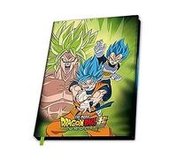ABYstyle - Dragon Ball Broly A5 notebook, 180 pages, lined, Broly Vs Goku And Vegeta