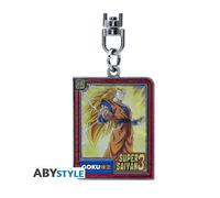 ABYSTYLE DRAGON BALL - Keychain Lenticular - DBZ/Goku Super Saiyan Portachiavi