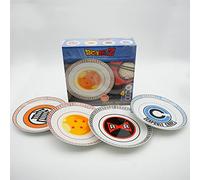 Abystyle, Dragon Ball, Set di 4 Piatti, Emblemi