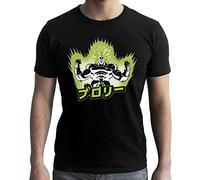 Abystyle Dragon Ball Super Broly Maglietta Broly Per Uomo, Nero, S