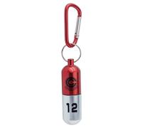 ABYSTYLE Dragon Ball Z 3D Red Capsule Corp Aluminum Keychain 3.3" x 1" Unscrew t