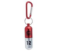 ABYSTYLE Dragon Ball Z 3D Red Capsule Corp portachiavi in alluminio 8,4 x 2,5 cm svitare per conservare contanti, anime Manga DBZ accessori