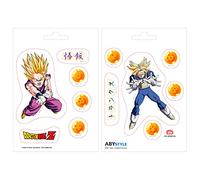 ABYstyle - DRAGON BALL Z Mini adesivi Gohan & Trunks 16 x 11 cm