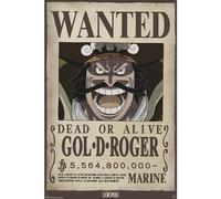ABYSTYLE GB eye - One Piece Poster Wanted Gol .D. Roger (91,5 x 61 cm)