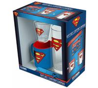ABYSTYLE GIFT SET "SUPERMAN" TAZZA MINI MUG + SHOOTER + BICCHIERE BOCCALE VETRO