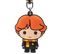 ABYSTYLE - HARRY POTTER Ron PVC Key Ring, Orange, H. 4.7 cm x L. 3,9 cm