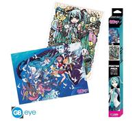 Abystyle (HATSUNE MIKU) Set 2 Chibi Poster: "Hatsune Miku" (52x38) Gb Eye
