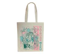 ABYSTYLE - HATSUNE MIKU Tote Bag Grafica, beige, Dimensions : 37 x 42 cm.