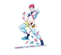 ABYSTYLE Hisoka - Statuetta in acrilico XXL Hunter X Hunter - Prodotto Ufficiale - Altezza 20 cm - Base inclusa - Design Collector