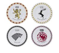 ABYSTYLE - Il Trono di Spade - Set di 4 Piatti - Emblemi Famiglie