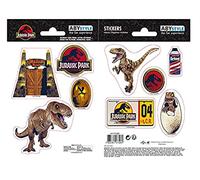 ABYstyle - JURASSIC PARK - Adesivi - 16 x 11 cm / 2 tavole - dinosauri
