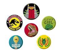 ABYstyle - JURASSIC PARK Pack di badge Icone, Metallo