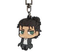 ABYstyle - L'ATTACCO TITANI Portachiavi Chibi Eren PVC, multicolore