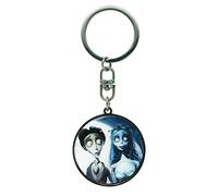 ABYstyle - Les Noces Funèbres - Portachiavi - Victor & Emily, grigio, diametro circa 3,5 cm, grigio, Diamètre environ 3.5 cm