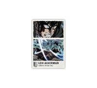 ABYstyle - Magnete Attack on Titan Levi Ackerman - Prodotto Ufficiale - Formato Standard - Design Collector - Da fissare su Frigo o Superficie Metallica