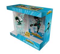 ABYSTYLE - MY HERO ACADEMIA - Confezione regalo in vetro XXL + spilla + taccuino per eroi