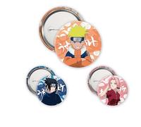 ABYstyle - NARUTO - Confezione di badge Naruto, Sasuke, Sakura