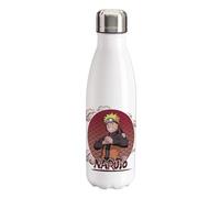 ABYSTYLE Naruto & Sasuke Bottiglia d'acqua in acciaio inossidabile da 500 ml | Bottiglia d'acqua Naruto | Bottiglia d'acqua | Impermeabile e leggero | Naruto Gifts | Naruto Gifts