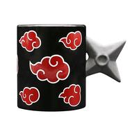 NARUTO SHIPPUDEN SHURIKEN AKATSUKI 3D HANDLE 16OZ MUG