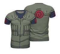 ABYSTYLE - Naruto Shippuden - Replica T-Shirt - Kakashi - Kaki - Uomo (XL)