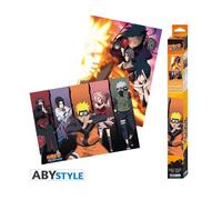 ABYSTYLE NARUTO SHIPPUDEN - Set 2 Poster: Groups (52x38) Poster
