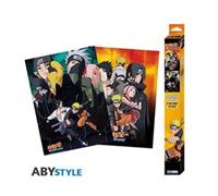 ABYSTYLE NARUTO SHIPPUDEN - Set 2 Poster: "Ninjas" (52x38) Poster