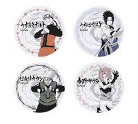 ABYSTYLE - NARUTO SHIPPUDEN Set di 4 piatti personaggi, ABYTAB071