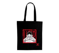 ABYSTYLE - One Pezzo Tote Bag Luffy, nero e rosso, Dimensions : 38 x 42 cm
