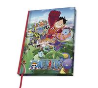 ABYSTYLE Quaderno A5 ONE PIECE Egghead - Prodotto Ufficiale - Formato A5 - Copertina rigida - Pagine a righe - Design Arco Futuristico