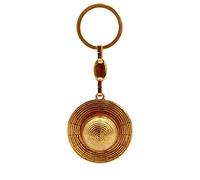 ABYSTYLE - One Piece Portachiavi 3D Cappello di paglia, oro, 4,3 x 4,3 cm